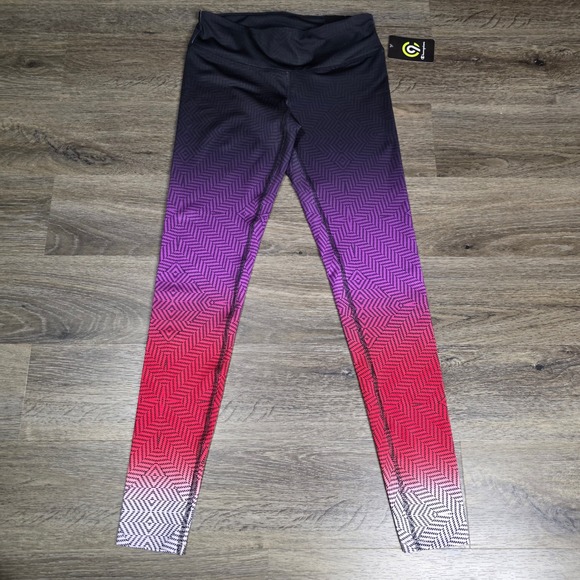 C9 Champion Pants - C9 Champion S Leggings Womens Black Purple Red NEW Embrace Compression Tights